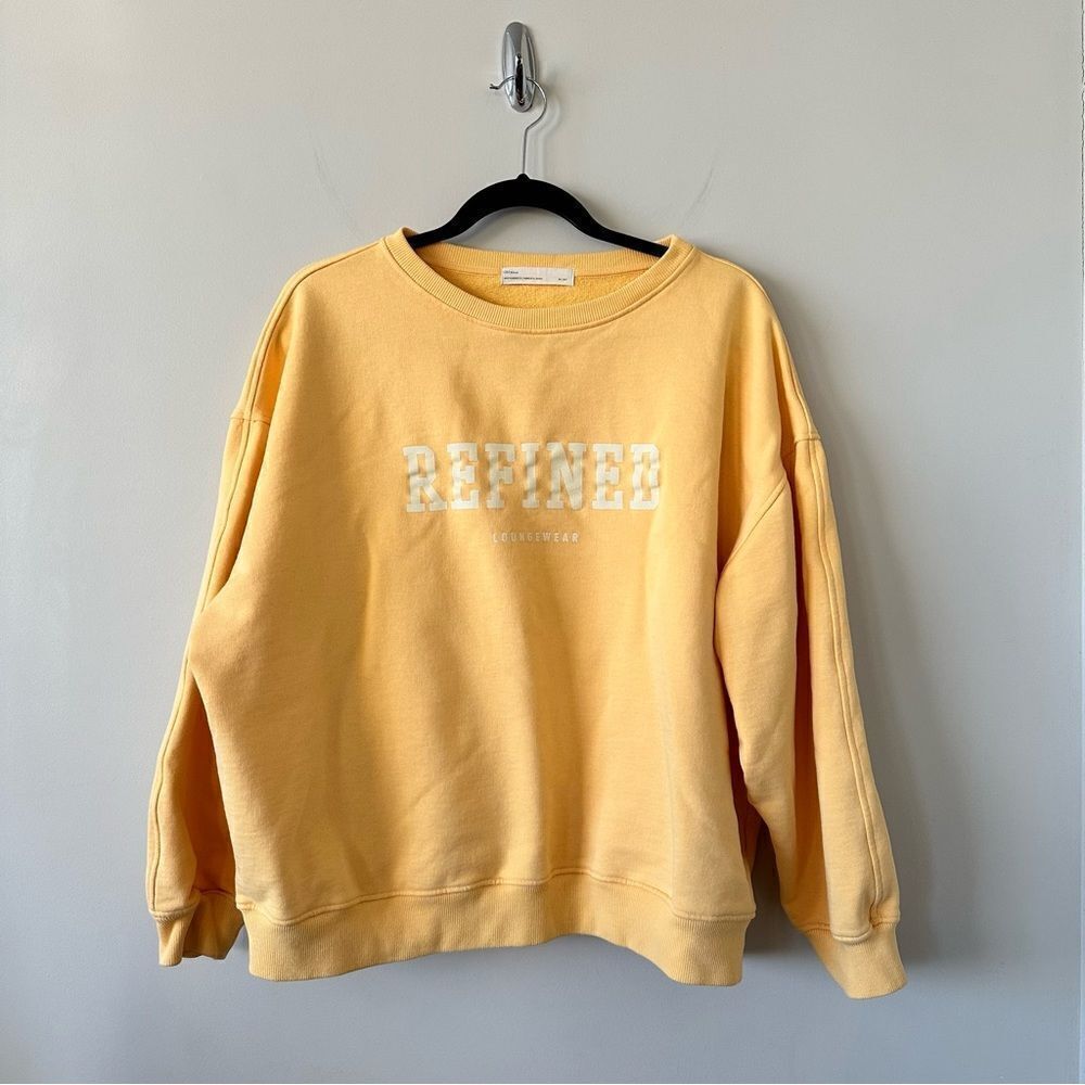 Oak & Fort - Refined Loungewear Butter Yellow Comfy Pullover